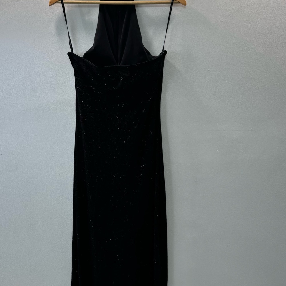 Jessica mc Clintock  size 5 Elegant Black Halter Dress